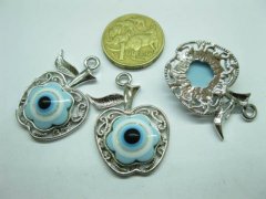50 Metal Tribal Pendants Apple Shape Jewelery Finding 38mm 50 Metal Tribal Pendants Apple Shape Jewelery Finding 38mm