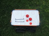 1Set Mini Table Top Air Hockey Games Gift Set Bundle