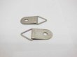 (image for) 50 Nickel Plated Triangle Picture Frame Hanging Hooks 38x19mm