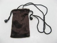 200 Dark Coffee Soft Plush Mobile Phone Pouches Holders
