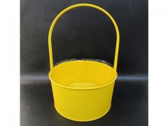 6X Creative Retro Metal Wall Hanging Tin Bucket Garden Plants 6X Creative Retro Metal Wall Hanging Tin Bucket Garden Plants