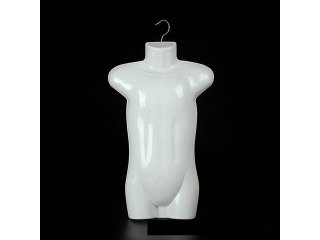 4Pcs White Children Torso Mannequin w/Hanging Hook