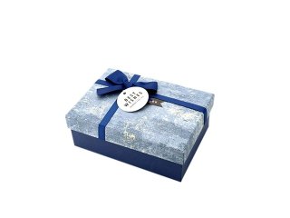 1Pc Blue Gift Boxes w/Lid Bowknot Ribbon on Top 17x12x6.5cm (image for) 1Pc Blue Gift Boxes w/Lid Bowknot Ribbon on Top 17x12x6.5cm