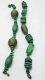 4x12Pcs Green Wooden Beaded Bracelets Bulk