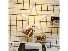 1Pc Romantic Battery Operate Star Shaped Tabletop Lamp Night 1Pc Romantic Battery Operate Star Shaped Tabletop Lamp Night