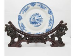 (image for) 10Pcs Ancient Chinese Design Plate Display Stand 25cm High