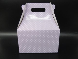 15Pcs Purple Dot Paper Cake Gift Bomboniere Boxes Wedding Favour (image for) 15Pcs Purple Dot Paper Cake Gift Bomboniere Boxes Wedding Favour