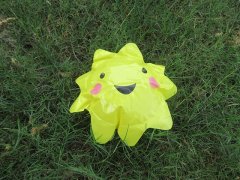 12Pcs Yellow Inflatable MINI You Are My Sunshine Beach Balls