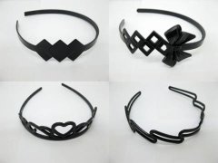(image for) 1Pack X 12Pc New Black Headbands Hair Clips Hairband