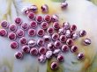 (image for) 200 Pink Aluminium Round Beads dia.8mm be-a46