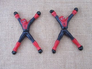 50Pcs Red&Black Funny Clawing Man Great Sticky Toys