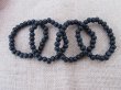 (image for) 30Pcs Black Elastic Wooden Beaded Bracelets Wholesale