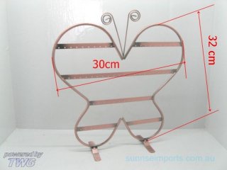 1X Butterfly Jewelry Earring Display Stands Hold 66 pairs