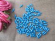 250g (615Pcs) Blue Teardrop Simulate Pearl Beads Loose Beads