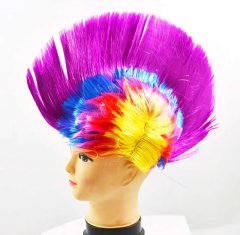 (image for) 5Pieces Rainbow Colourful Costume Hair Wigs Party Favors 120g EA