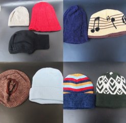 10Pcs Adult Caddice Crochet Hat Winter Hat Cap
