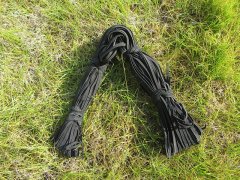 (image for) 1Roll x 50 Meters Black Sewing Elastic 4mm