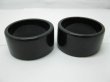 (image for) 12 Wide Black Resin Bangles Bracelets 7.8cm dia.