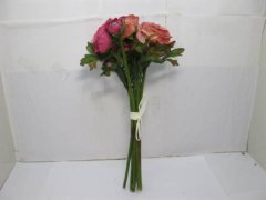 (image for) 1X Ranunculus Asiaticus Bridal Bouquets Wedding Holding Flowers