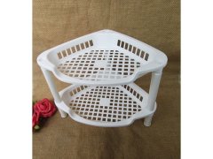 (image for) 1Set 2 Tier Corner Shelf Kitchen Bathroom Organizer Display
