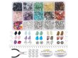 1Set Irregular Gemstone Chips Beads Kit DIY Jewelry Making (image for) 1Set Irregular Gemstone Chips Beads Kit DIY Jewelry Making
