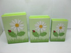 (image for) 8Sets Nesting Cardboard Gift Box Storage Box 3in1