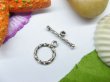 (image for) 100sets Metal Twist Circle Toggle Clasp yw-ac-tc96