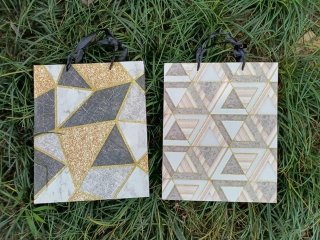 12Pcs Thick Strong Paper Gift Bags Carry Bags w/Shiny Power (image for) 12Pcs Thick Strong Paper Gift Bags Carry Bags w/Shiny Power