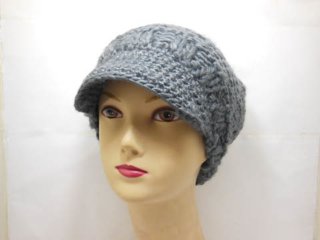 5X New Grey Caddice Beret Cap Hat
