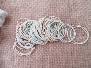 5Pack x 90Pcs Multi-Purpose Various Usage Rubber Band 2mm Wide