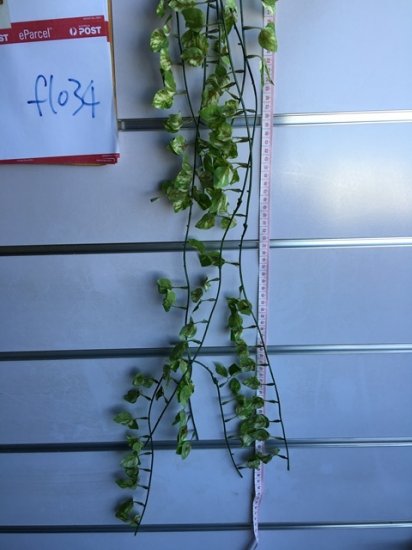 4X Greenery Leaves Garland Decoration Wall Hanging 100cm Long we - Click Image to Close