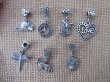 (image for) 100Pcs New Various Design Beads Charms Pendants with Bail Hook