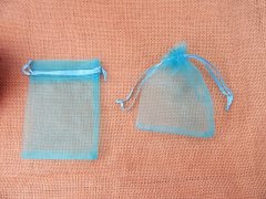 100 Light Blue Drawstring Jewelry Gift Pouches 12x9cm 100 Light Blue Drawstring Jewelry Gift Pouches 12x9cm