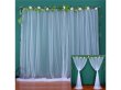 (image for) 1X White Gauze Wedding Party Backdrop Curtain Drapes Background