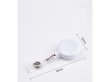 (image for) 12Pcs Plain Retractable Pull Reel Key ID Card Holder Recoil Cord