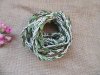 1Pc X 6.5Meters Burlap Rope Hemp Cord Thread Jute String Green L 1Pc X 6.5Meters Burlap Rope Hemp Cord Thread Jute String Green L