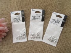 (image for) 12Sheets x 8Pcs Lobster Claw Clasps Jewellery Making Finding