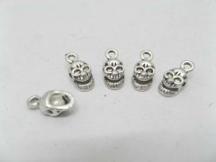 (image for) 200 10mm Metal Skull Pendants Jewelry finding