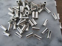 (image for) 500Pcs Metal Antique Silver Spacer Beads 10x5mm