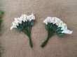 (image for) 12Bundle X 12Pcs Craft Wedding Decor Flower Calla Lily - White