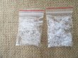 (image for) 1700set Clear Earring Posts Studs with Earring Back Stopper