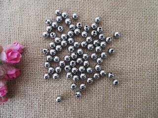 500Pcs Metallic Round Spacer Beads 8mm for DIY Jewellery Making
