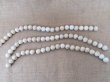 (image for) 3Strands X 23Pcs White Round Genstone Beads 18mm Dia.