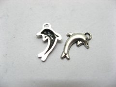 (image for) 100 Dolphin Charm Pendants Jewellery Finding ac-pe241