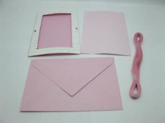 (image for) 1Packs X 20Sets Light Pink Personlised Wedding Party Invitation