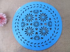 (image for) 6Pcs Round Non Slip Placemats Dining Table Place Mats Mixed