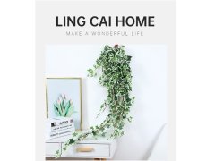 (image for) 1Set x 17 Branch Ivy Leaf Wall Hanging Garland Wedding Flower