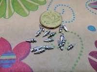 1000 Silver Spike Stud Charm