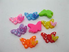 250Pcs Flatback Embellishment Jewelry Finding-Double Butterfly