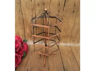 1X Copper 4-Layer 72Pairs Revolving Earring Holder Display Stand